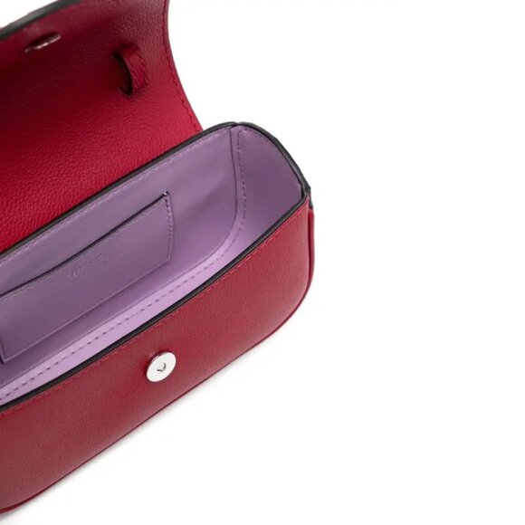 Versace La Medusa Mini Crossbody Bag - Red - Picture 4 of 11